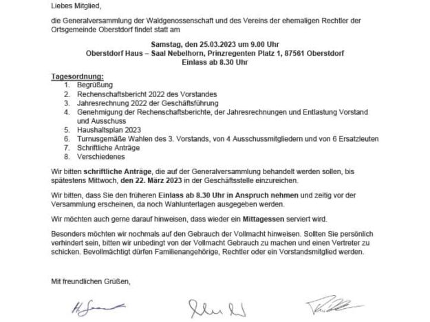 GV_Einladung _2023 Einladung Generalversammlung 2023
